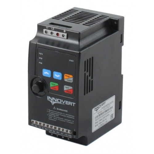 ISD751M43E Преобразователь частоты INNOVERT серии ISD mini PLUS, 380 В (3 фаза), 0,75 кВт, 2,7 А.