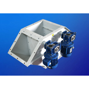 Переключатель потока на 3 направления с эл. приводом на фланцах 250мм