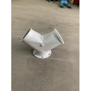 Клапан перекидной симметричный с пневмоприводом с отбортовкой 36°,45°,54°