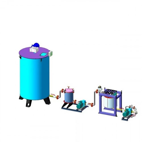 Автоматизированная линия ввода жидких компонентов в комбикорма (периодического действия)