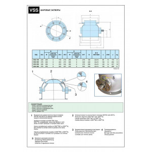 Затворы шаровые VSS